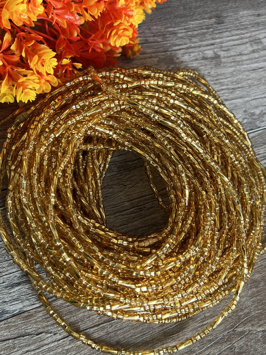 Gold Waist Beads - REGGIES AFROBEADS